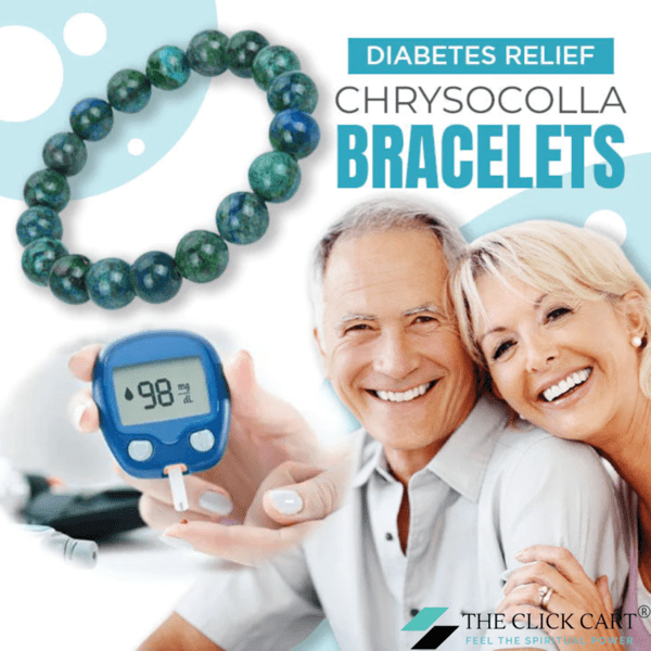 Diabetes relief outlet chrysocolla bracelet